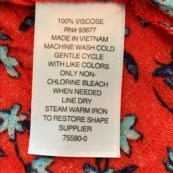 XXLT size Red/Dark /Light Blue top - Picture 6 of 6